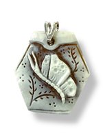 Pendente Mandile 1922 Donna Cammei  in Argento Conchiglia 2MCICM135